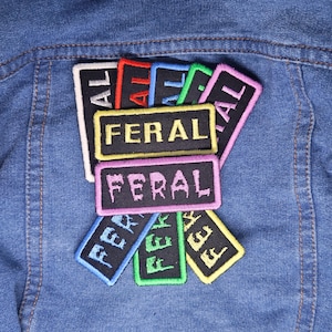 FERAL Iron On Patch Series