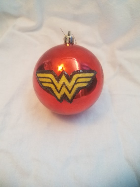 wonder woman christmas ornament