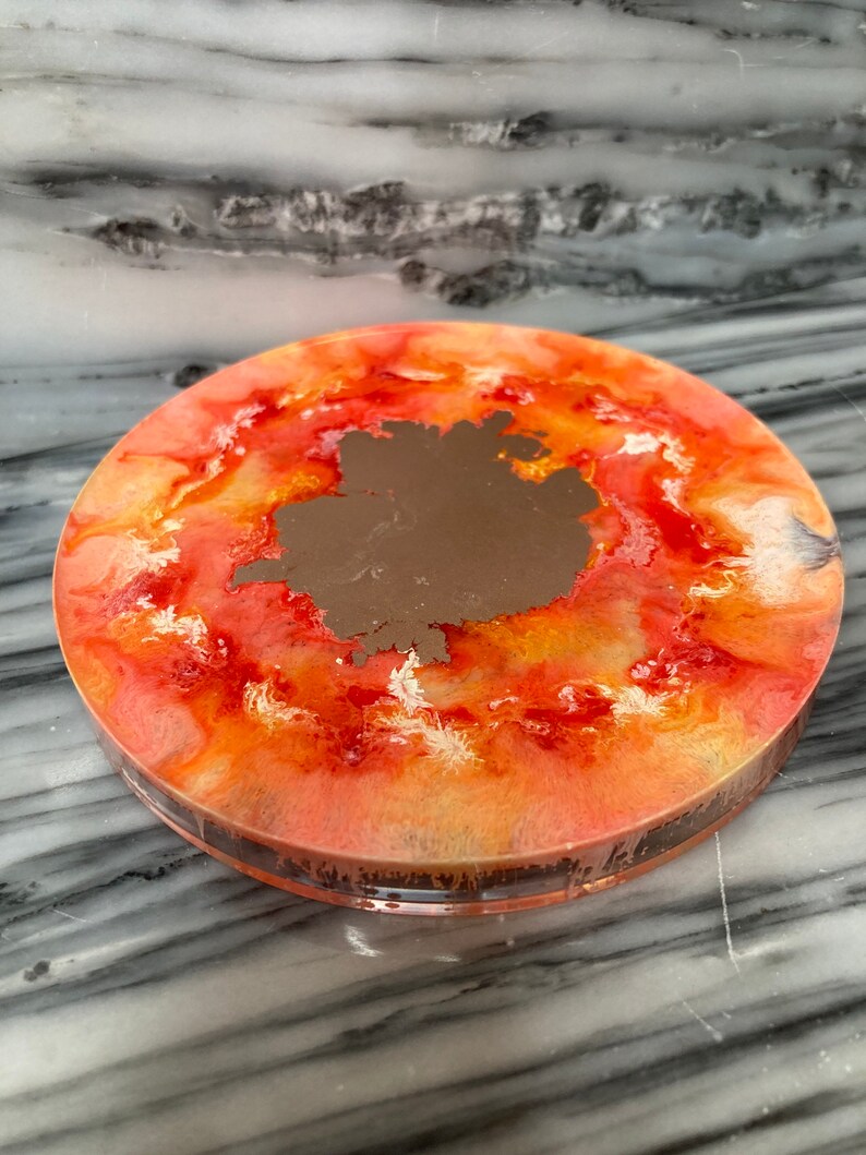 Resin Coaster set 4x Set of resin coasters