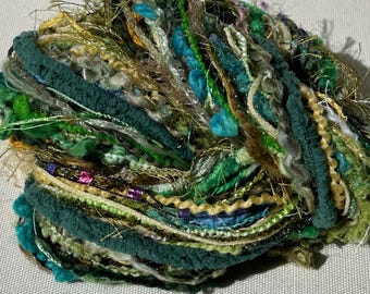 Muestrario de hilo de 50 yardas: Paquete de fibras multicolor para artes de técnica mixta