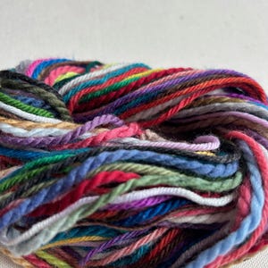 30 yards wool yarn sampler, Fiber  for embellishments, Mix media arts, Multicolor weaving yarn bundle, Fiber arts, Yarn add-ins, Craft yarn
