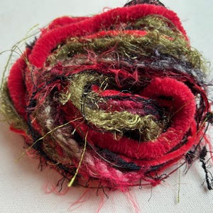 Yarn sampler, Fiber for embellishments, Mix media arts, Multicolor weaving yarn bundle, Fiber arts, Yarn add-ins, Craft yarn, 12 or 24 yards