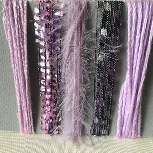Muestrario de hilos, Fibra para adornos, Artes con técnicas mixtas, Paquete de hilos para tejer multicolor, Artes con fibras, Complementos para hilos, Hilo para manualidades