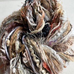 50 yards yarn sampler, Fiber  for embellishments, Mix media arts, Multicolor weaving yarn bundle, Fiber arts, Yarn add-ins, Craft yarn