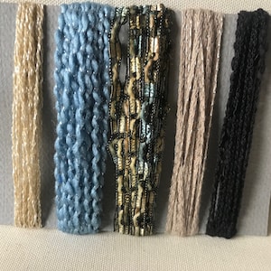 Multicolor Yarn Fiber Bundle: Embellishments, Weaving, and Crafts