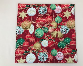 Christmas fabric napkins, Holiday fabric napkins, Eco-friendly cloth napkins, set of 2, 4 or 6