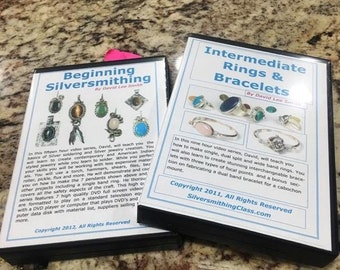 Beginning and Intermediate Silversmithing 22 hour course DVD's or Streaming