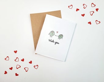 Valentine's Day | Pun Love Card | Olive You Card | Minimalistic | Cute Love Card | Valentine's Card