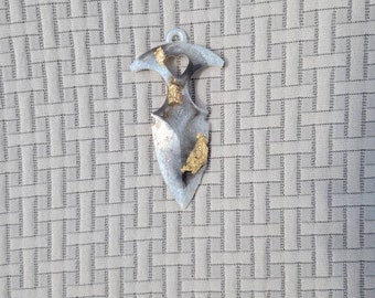 Marble gold leaf Keychain
