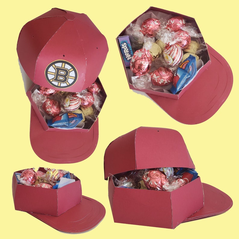 Baseball Cap Box Svg Plantilla De Caja De Gorra Svg Template Etsy UK