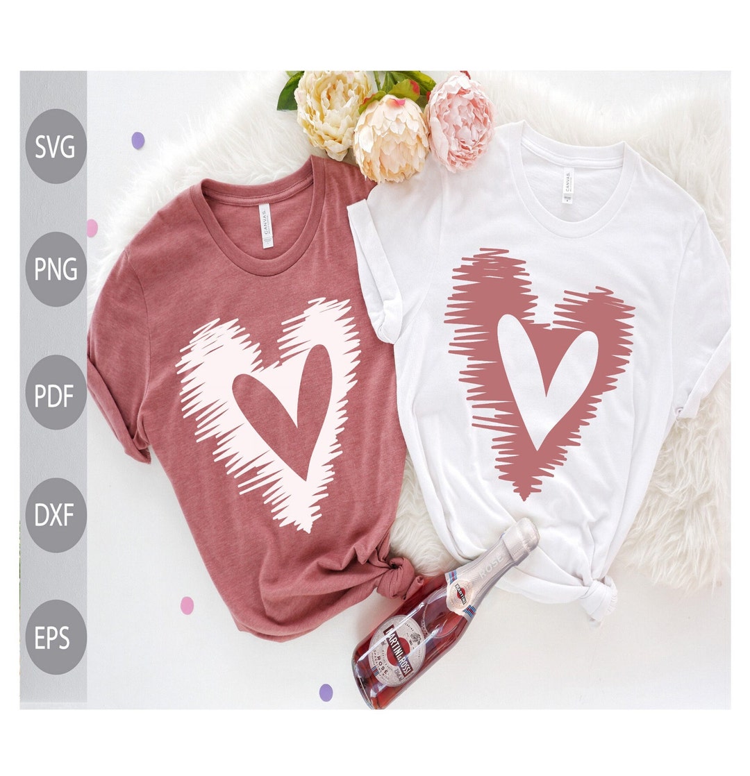 Valentine Heart SVG SVG File for Cricut Valentine Svg Heart - Etsy