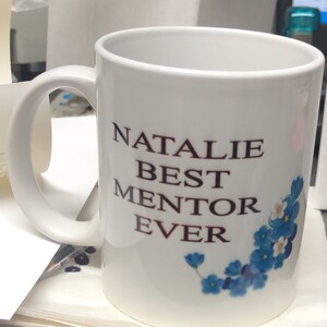 Best mentor mug and name