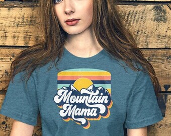 Mountain Mama shirt, West Virginia t-shirt, Country Roads Shirt, WV shirt, Runs Small - size up, Short-sleeve ladies t-shirt