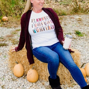 Flannels Pumpkins Bonfires shirt, Leopard Fall shirt, Fun Fall Shirt, Fall womens t-shirt