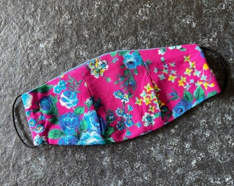 Floral Toddlers Fabric Face Mask Custom Made Ready To ship