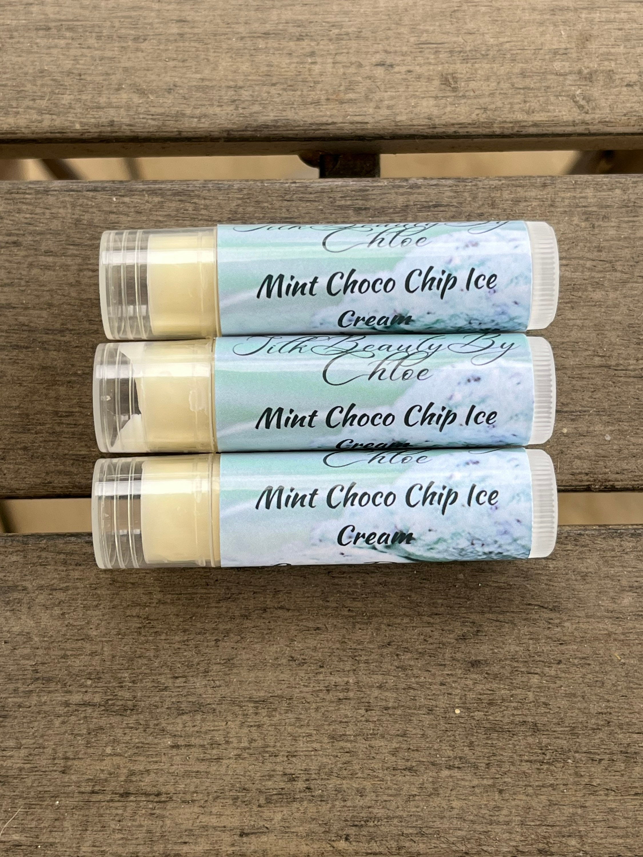 Lip Balm Mint Choco Chip Ice Cream Flavored 1 Included - Etsy