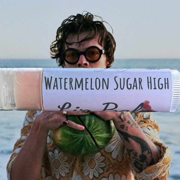 Harry Styles Inspired Lip Balm| Watermelon Sugar Flavored (1 Included)