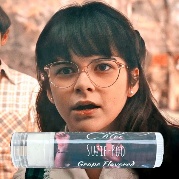 Stranger Things Inspired Suzie-Poo Lip Balm| Grape Flavored (1 Included)