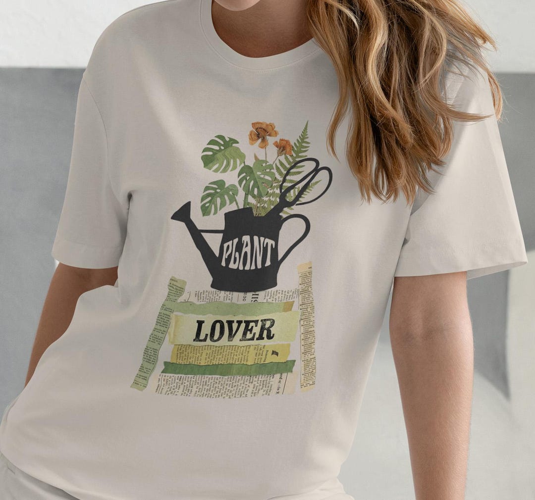 Plant Lover PNG, Botanical Collage Design, Trendy Plant Mom Shirt ...