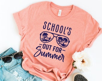 Schools Out for Summer Shirt Teacher Last Day of School - Etsy