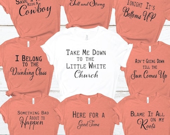 Nash Bash Bachelorette Party Tee: Country Music Bridal Party Shirt