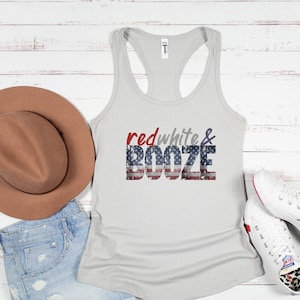 Red White Booze Tank Top, 4th Of July Tank Top, Fourth Of July Tank Top, 4th Of July Family Tank Top, Patriotic Tank Top, Freedom Tank Top