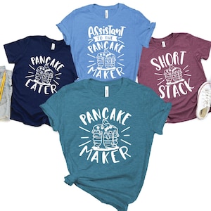 Daddy and me Shirt, Matching Assistant Shirts, mommy and me outfits, Father&#39;s day shirt, matching family shirts, Pancake Maker, Short Stack