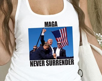 Trump 2025 Racerback Tank Top: Republican Supporter Tee