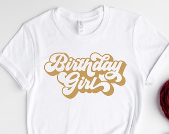 Birthday Girl Bella Canvas T-Shirt: Trendy Party Tee