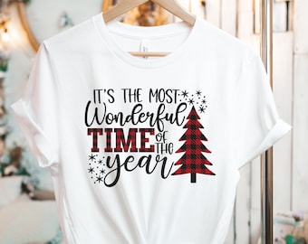 Christmas Tree Shirt, Time of Year, Unisex Holiday Tee