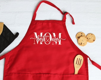 Floral Mama Apron: Adjustable Kitchen Baking Apron
