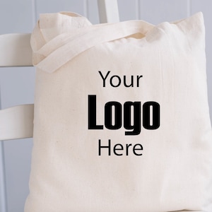 Custom Logo Tote Bag, Personalized Logo Tote Bag, Promotional Tote Bag, Company Custom Logo Tote Bag, Shopping Tote Bag, Trade Show Gift Bag