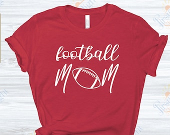 Football Mom T-Shirt: Soft Bella Canvas Tee