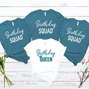 Birthday Queen Shirt, Birthday Squad Shirt, Birthday Shirts, Birthday Party Tee, Birthday Gift, Birthday Crew Shirts, Birthday Girl Shirt