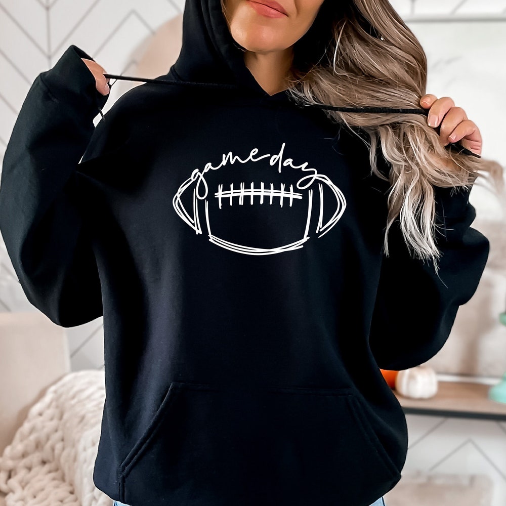 Football Hoodie, Football Game Day Hoodie, Game Day Hoodie, Mom Hoodie, Dad Hoodie, Football Hoodie, Parent Hoodie, Womens Hoodie Sweatshirt Bespoketshirt