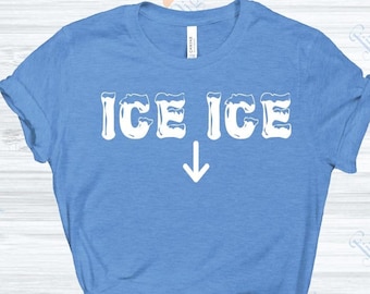 Ice Ice Baby Pregnancy Announcement Shirt: Funny Unisex Tee