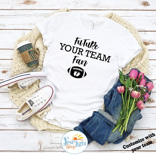 Custom Football Pregnancy Announcement Maternity Shirt Future Etsy