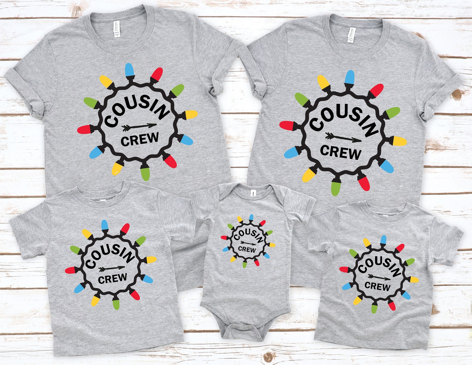 matching cousin christmas shirts