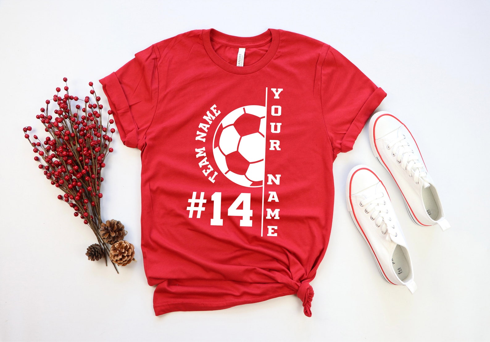 Personalized Soccer Team Name Custom Soccer Football Shirt Etsy
