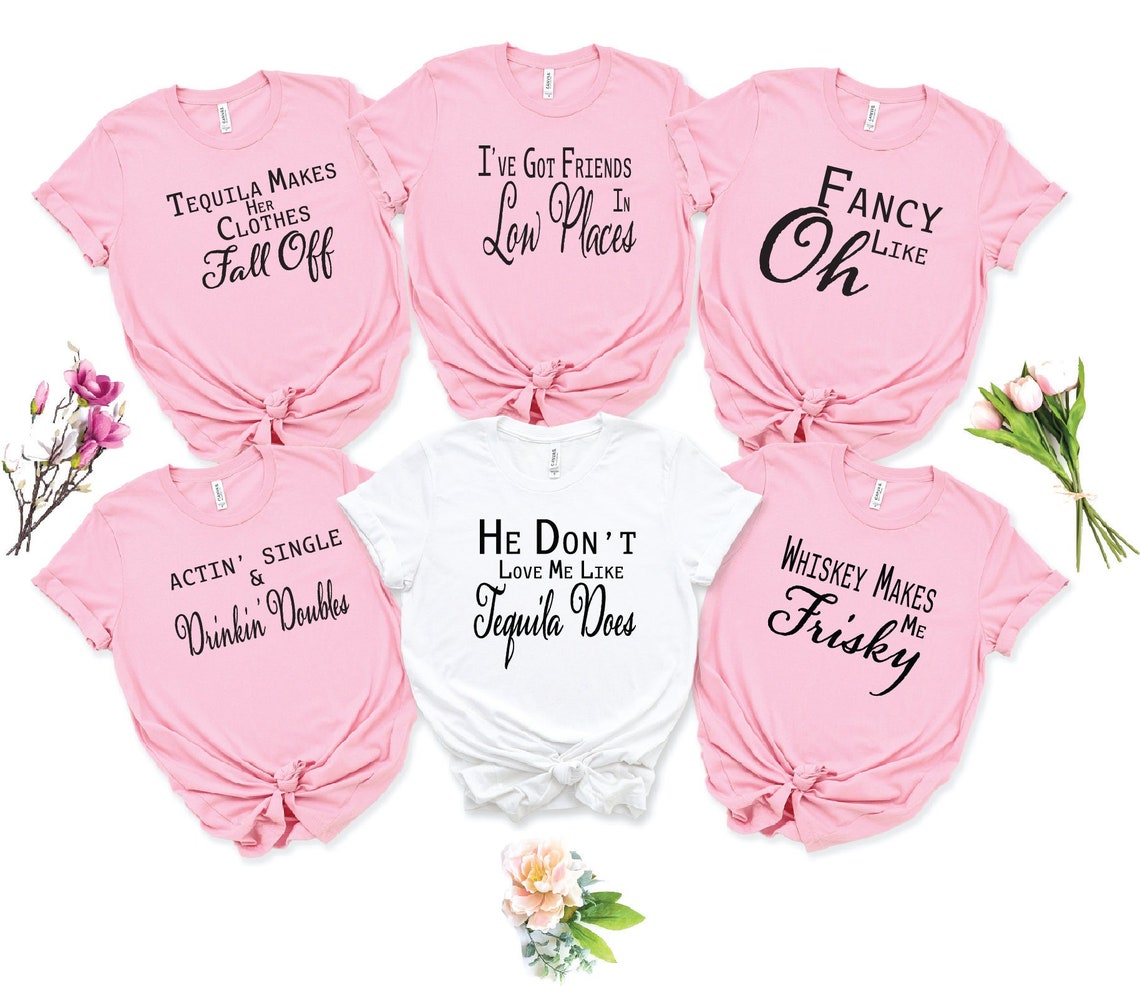 Country Music Themed Bridal Party Bachelorette Party Tees - Etsy