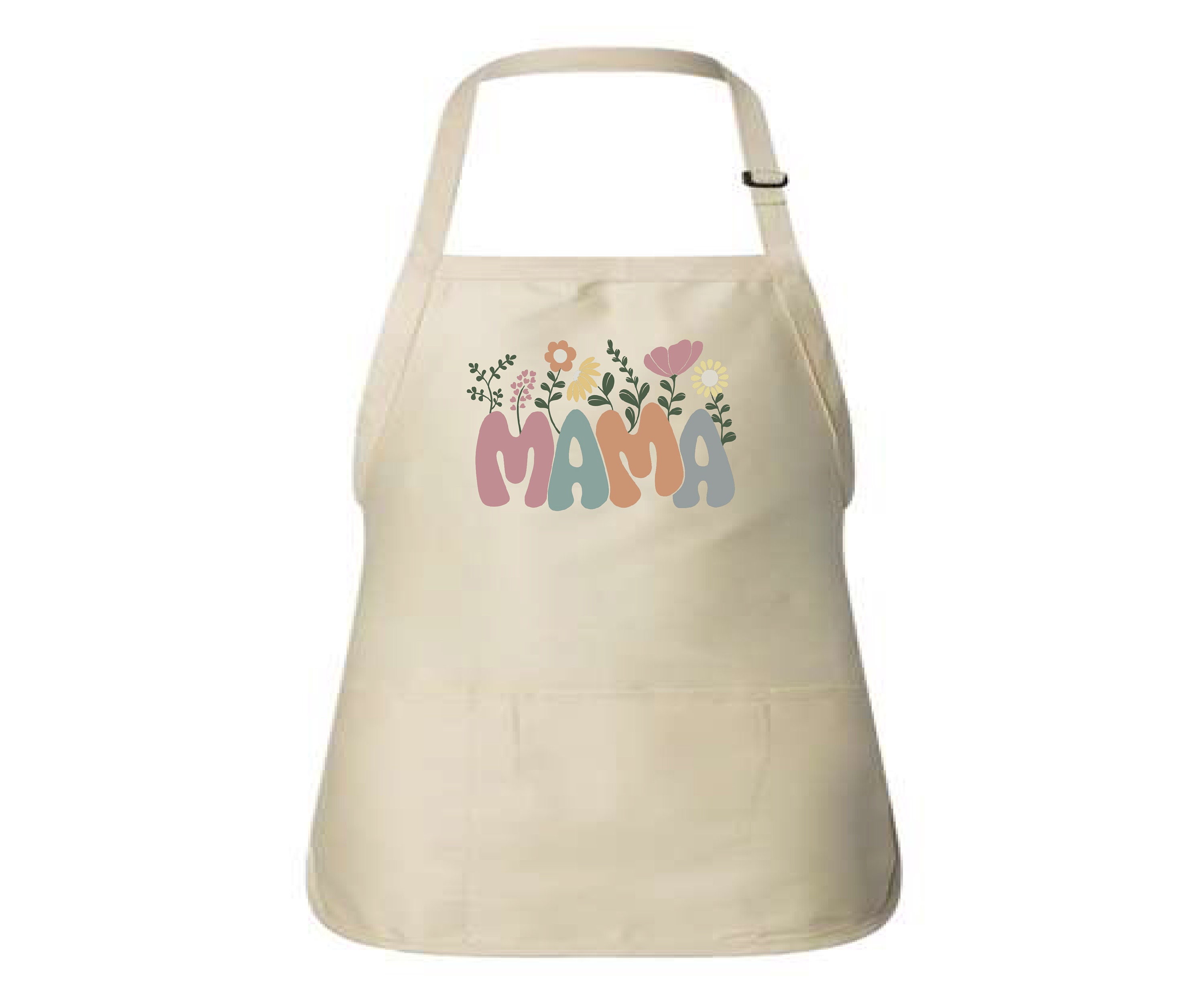 Floral Mama Apron: Adjustable Mother's Day Baking Gift - Etsy