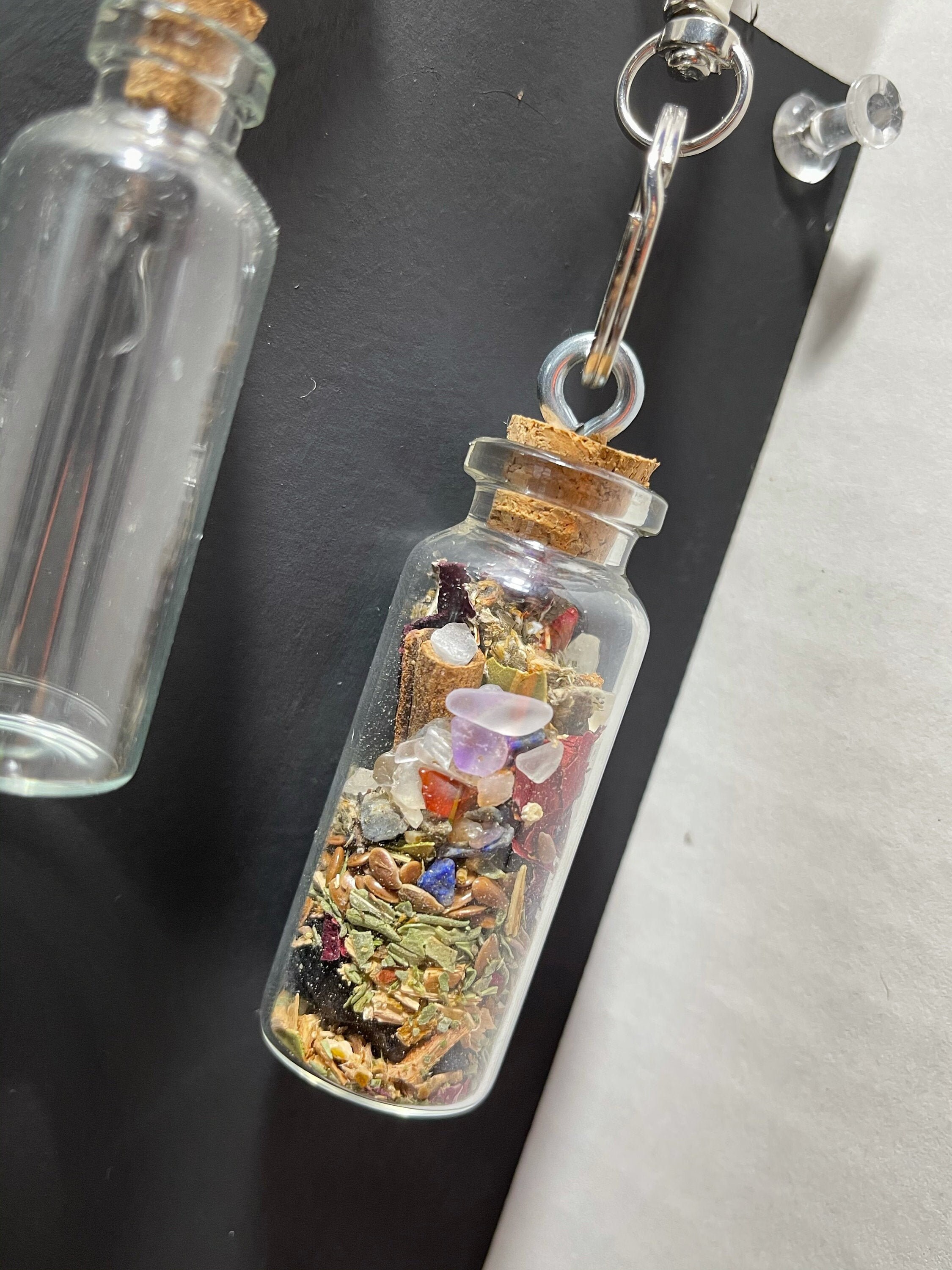 Spell Bottle Keychain Etsy
