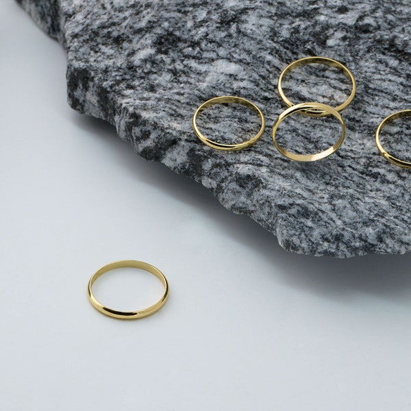 Plain ring collection, Brass, Nickel free, Handmade jewelry, Dainty rings, Ring sets, Stackable rings, [RB20-05]