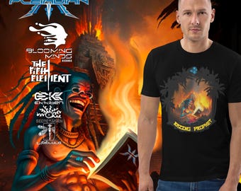 Razing Prophet-T-shirt / Pleiadian Records / The 5th Element Records / Blooming Minds Records