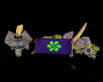 Tsjechische kralenarmband - Peyote Voices / Hikuri Chaquira-armband / Peyote Art
