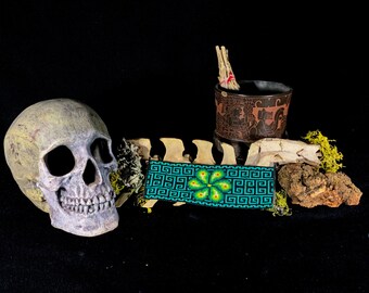 Tsjechische kralenarmband - Peyote Wisdom / Hikuri Chaquira-armband / Peyote Art