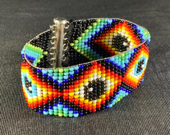 Czech Seed Bead Bracelet- Polar Perceptions