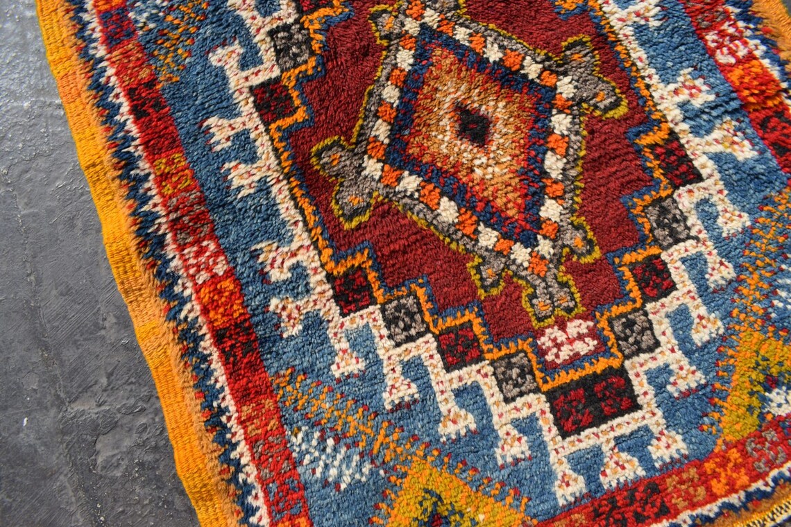 2'2x2'8 ft Afghan Tribal Rug Small Etsy