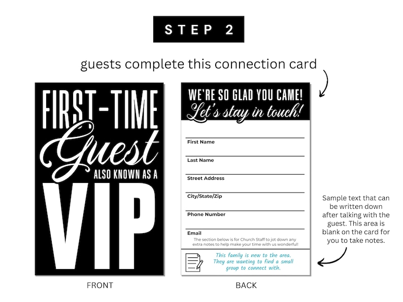 Engaging Church Welcome Kit, Church Welcome Visitor Kit, Church Guest ...