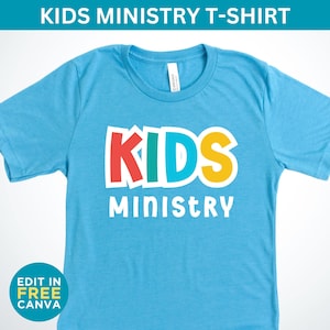Kids Ministry T-Shirt, Children&#39;s Ministry Shirt, Children&#39;s Ministry Shirt, Kids Ministry Shirt, Kids Volunteer, Ministry Resources, VBS